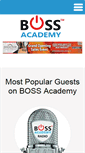 Mobile Screenshot of bossacademy.com